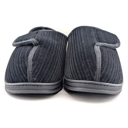 Mens Sz 11 Memory Foam Diabetic Slippers Comfy Warm Plush Fleece Arthritis Edema Longbay