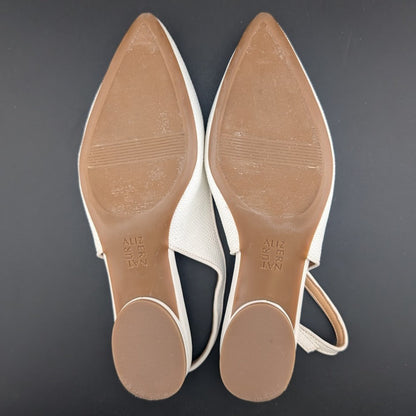 Naturalizer Women's Bixby 2 Pointed-Toe Slingback Warm White Naturalizer