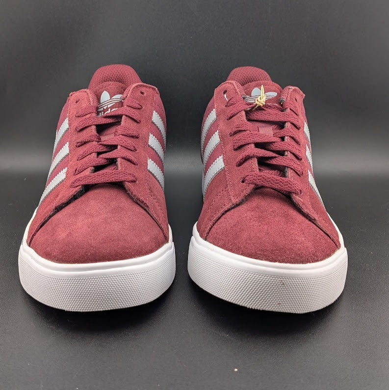 adidas Men's Size 11 / Wo's 12 Campus Vulc Shadow Red Grey~Canvas & Suede IF9286 adidas