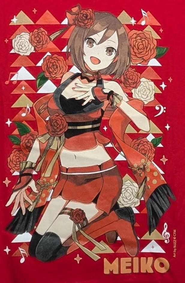 NEW My Hero Academia Hatsune Miku Anime T-shirt Red Sizes Adult Small - 2XL H3 Sport Gear