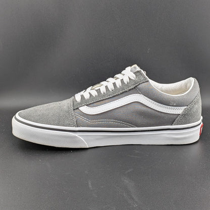 Vans Unisex Pewter Grey Lace-Up Old Skool Skate Shoe Size M8 W9.5 VANS
