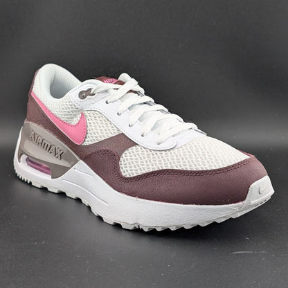 Nike Air Max System (GS) Kids 5Y / Women's 7 ~ White / Playful Pink Nike