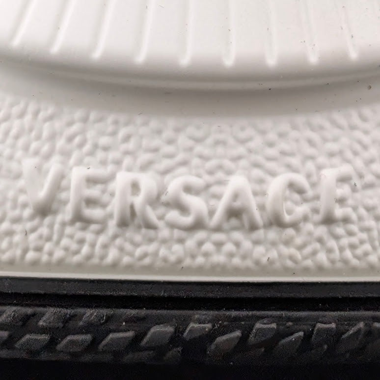 Versace Men's Greca Sneakers Gray/Green 13 US (46 EU) IT 1021490 Reg Retail $990 Versace