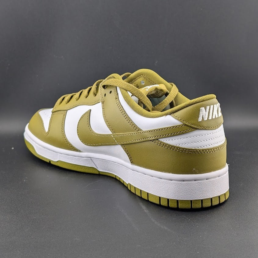 Nike Men's Size 13 Dunk Low Retro White Pacific Moss DV0833-105 Leather Sneaker Nike