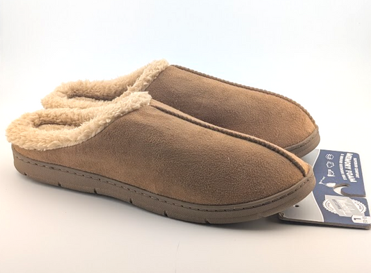 Wembley Mens Indoor/Outdoor Microsuede Slipper with Plush Fleece Lining - M-XL Wembley