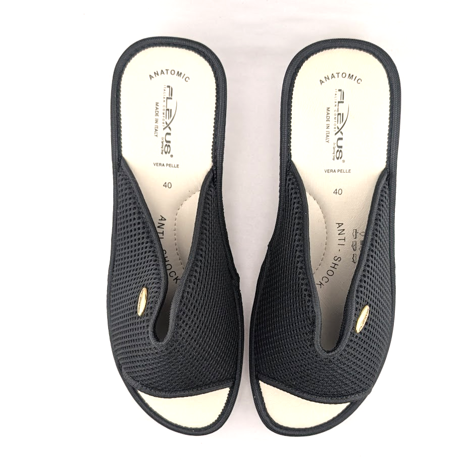 Flexus by Spring Step Hildy-B Women's Size 9 Slide Sandals Black NEW Flexus by Spring Step