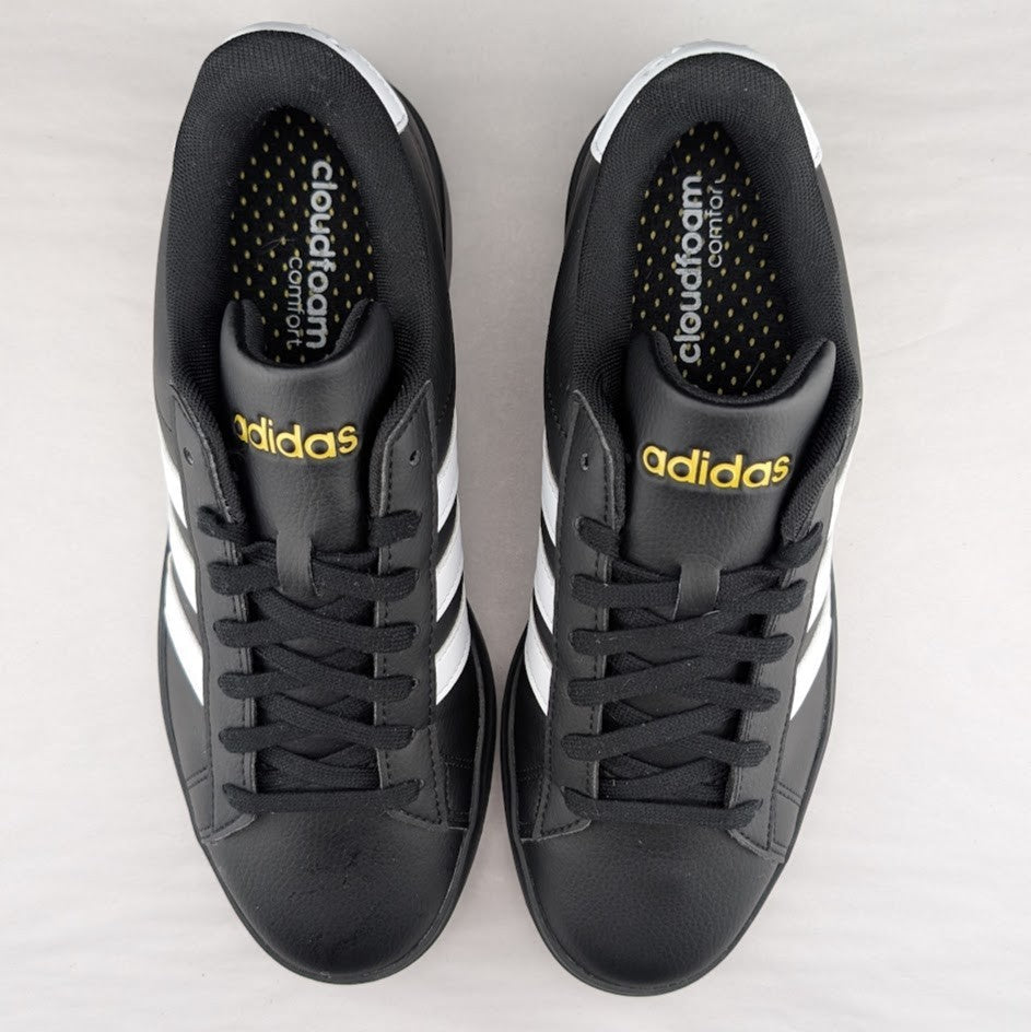 adidas Grand Court 2.0 Women's Size 8.5 Black White Sneaker JH7243 adidas
