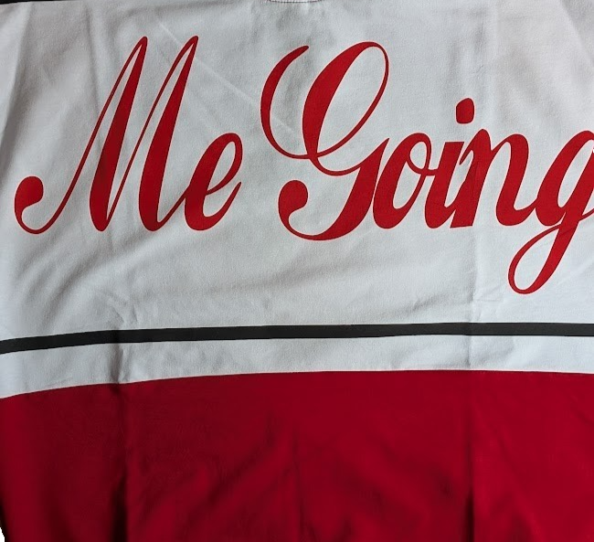 Saw Clothing Couture Men's Size Large~Red White, Black ~ "Got Me Going Crazy" SAW Couture Clothing