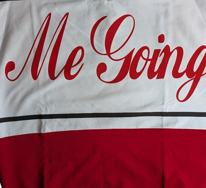 Saw Clothing Couture Men's Size Large~Red White, Black ~ "Got Me Going Crazy" SAW Couture Clothing