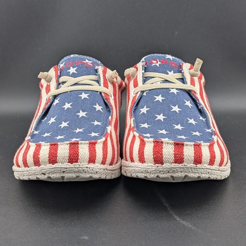 Celebrate USA 250💥 Roper Women's Sz 9 Hang Loose Slip-On Causal Shoes - Moc Toe Roper