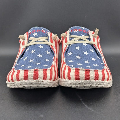 Celebrate USA 250💥 Roper Women's Sz 9 Hang Loose Slip-On Causal Shoes - Moc Toe Roper
