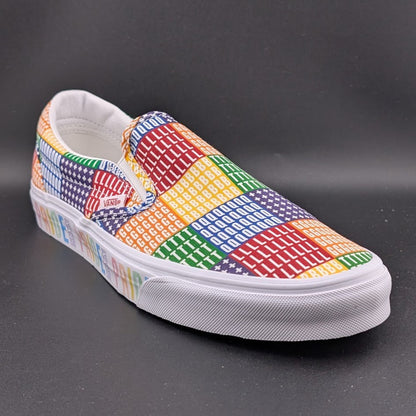Vans Classic Slip On LGBTQ+ Pride Unisex Classic Slip-On Sneakers VN0A33TB3WJ VANS