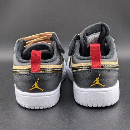 Jordan Unisex 12c Air Jordan 1 Low Alt SE PS Pizza Shoes Tan Black Red Q2015200 Jordan