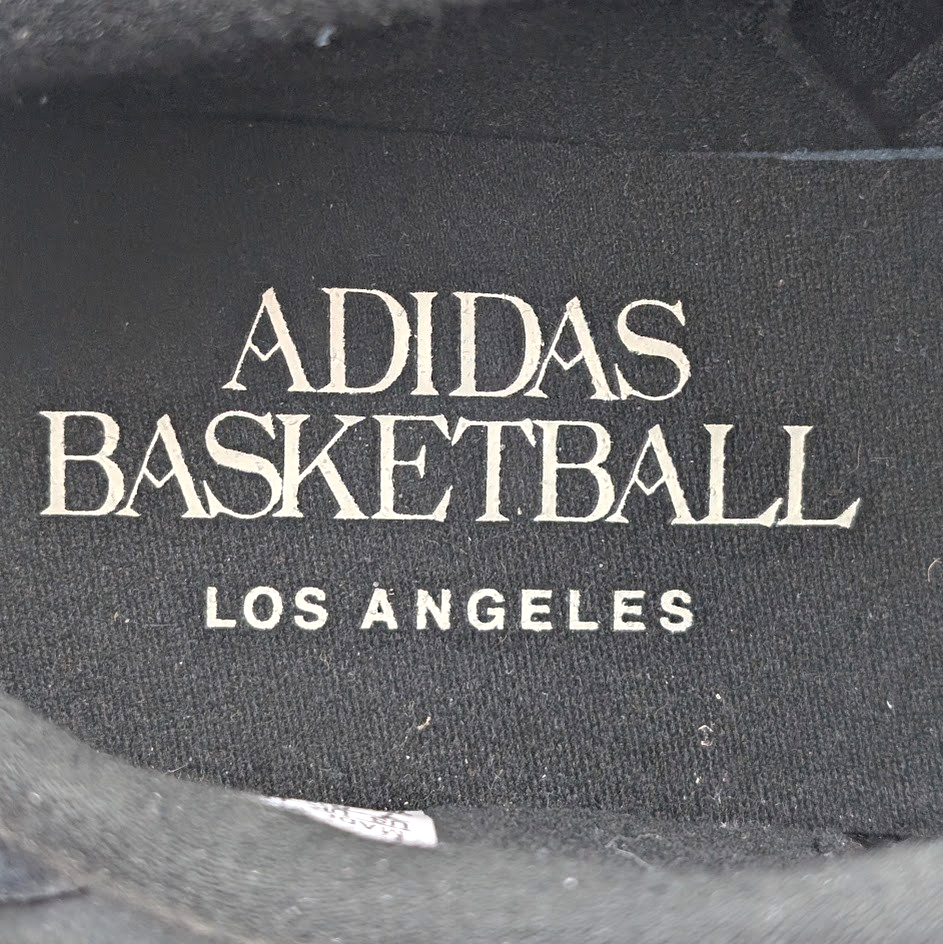 adidas Rivalry Lux Low LaceUp~Womens Sz 7 Black Nubuck Basketball Sneakers Shoes adidas