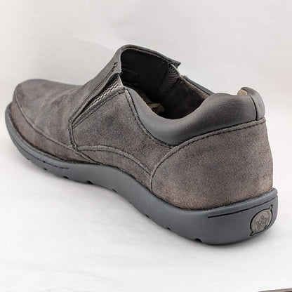 Born Nigel Mens Size 9.5 Dark Brown Leather Slip On Casual Loafer Shoes H48222 Born