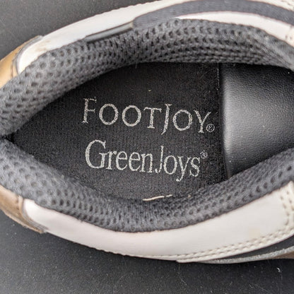 FootJoy GreenJoys Mens Size 11M White Brown Leather Oxford Golfing FootJoy
