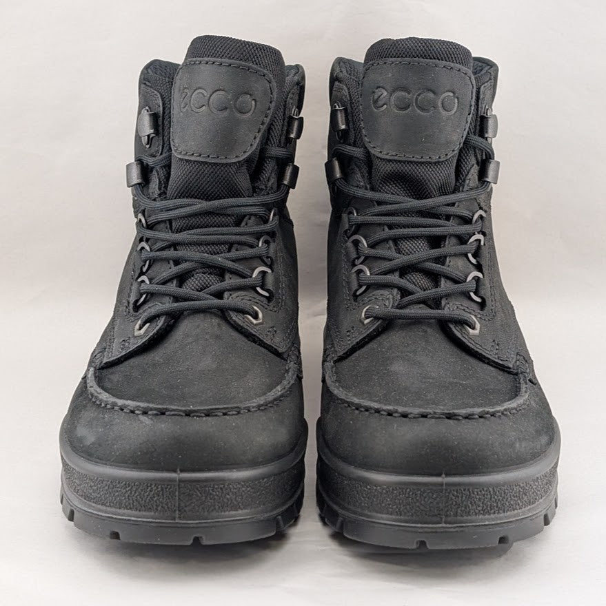 ECCO TRACK 25 Women Size 7-7.5/EU 38 Waterproof Plain Toe Boots Rold Mid GTX ECCO