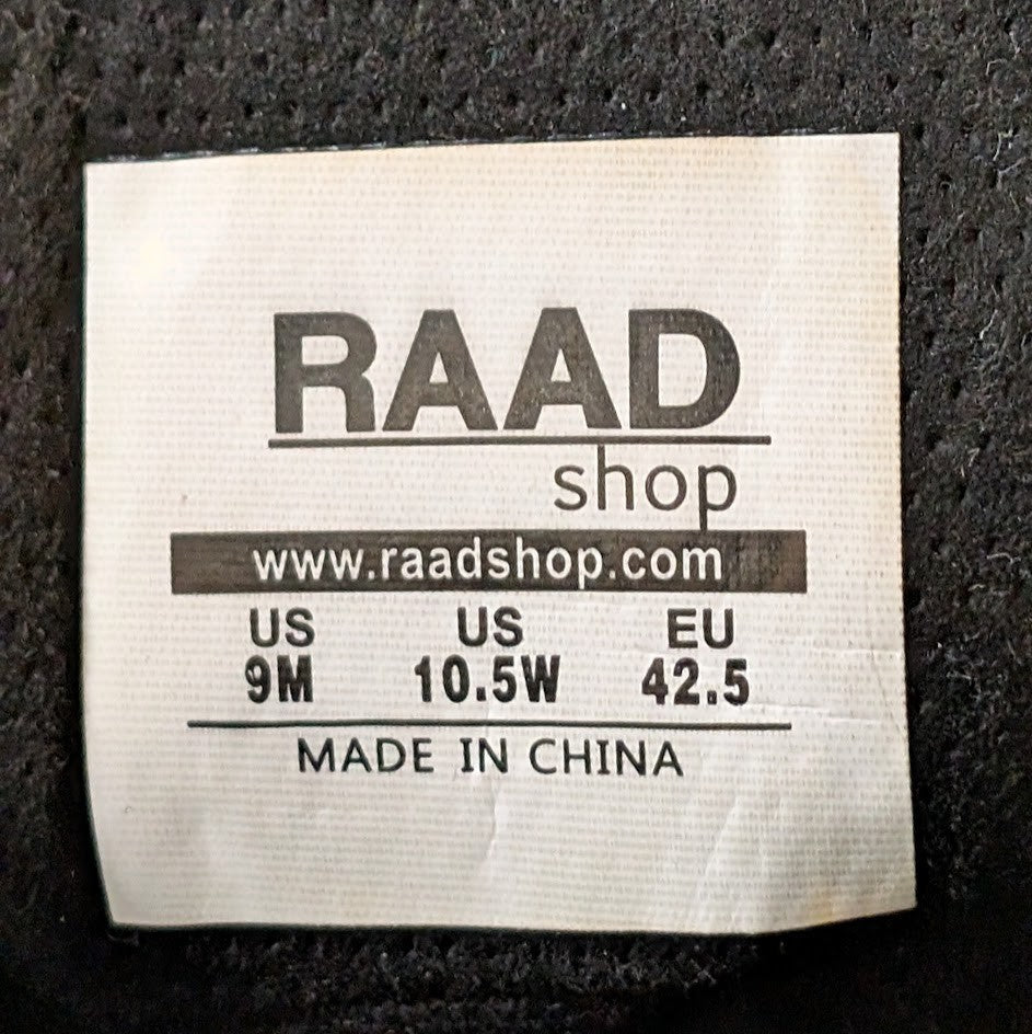 RAAD Shop Angry Gorilla Canvas Hi Tops US Size M9 / W10.5W Unisex RARE RAAD