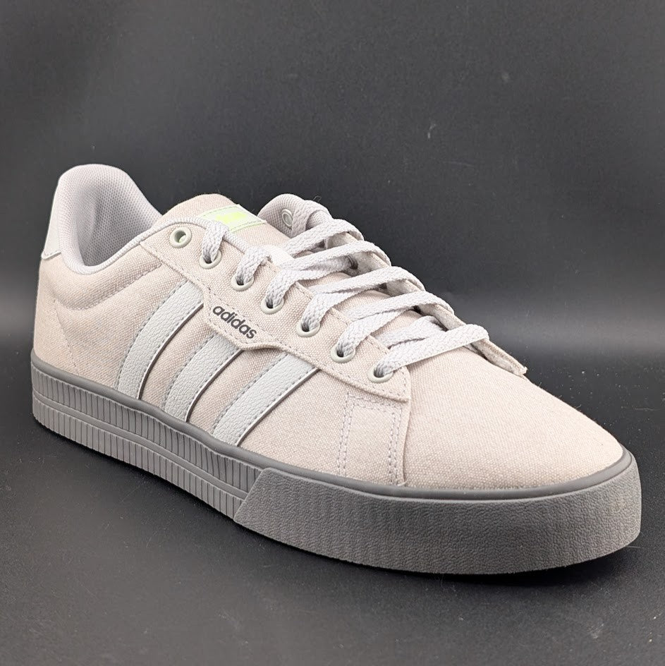 adidas Men's Daily 3.0 Men's Sz 9 Sneaker~Grey One Lucid Lemon Gray Sole NIB adidas