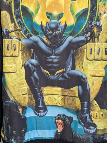 Black Panther Throne Adult Bomber Jacket Marvel/CULTUREFLY~Brand New~S or Med Marvel