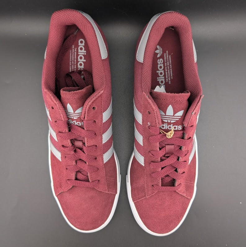 adidas Men's Size 11 / Wo's 12 Campus Vulc Shadow Red Grey~Canvas & Suede IF9286 adidas