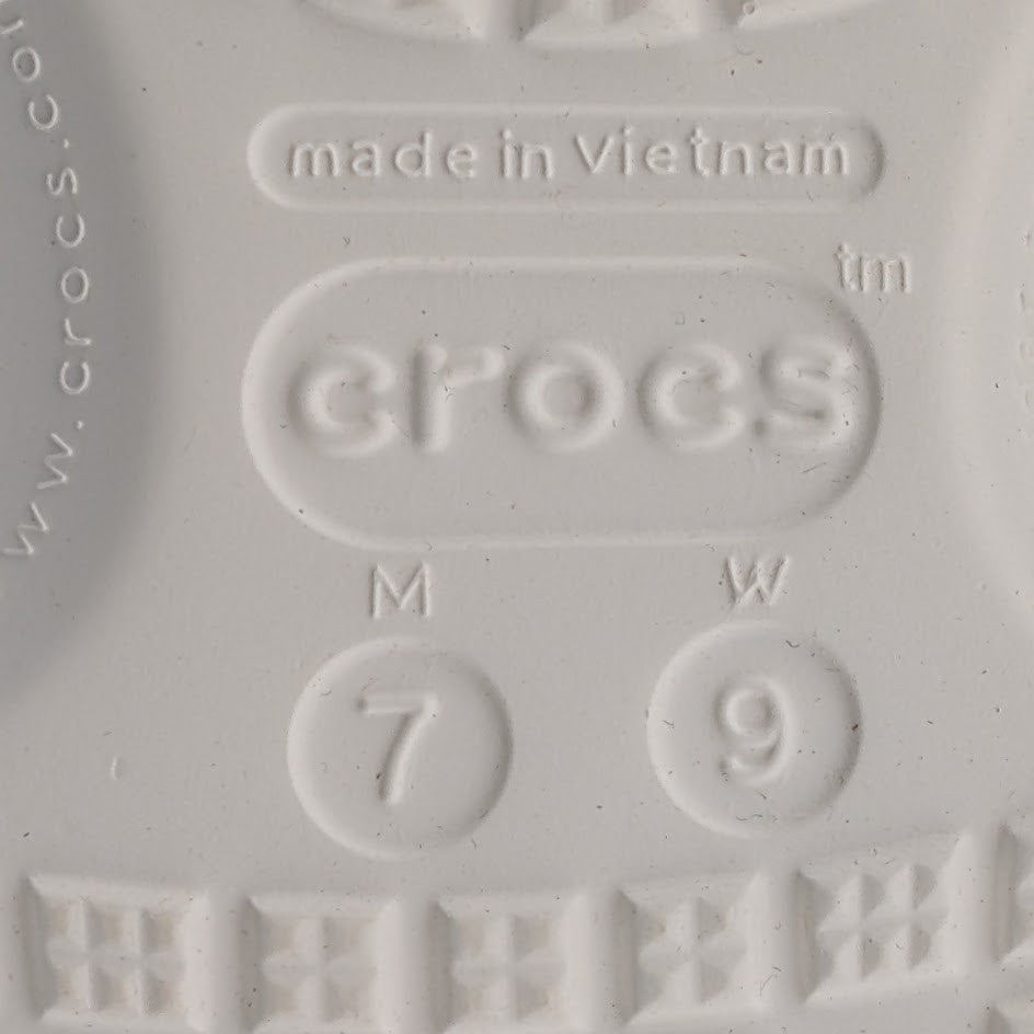 Crocs Classic Clogs Unisex m7 / w9 Blue White Gingham Shoes TLW235 NWT Crocs