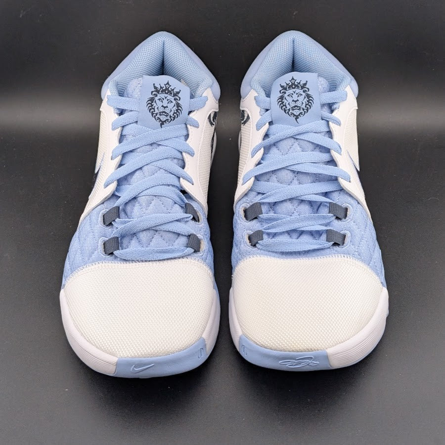 Nike LeBron Witness 8 Shoes Mens Size 8.5 White/Lt. Blue  -*Runs Small Nike