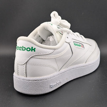 Reebok Men's Size 8 ~ Club C 85 White Green Tennis / Pickleball Court Shoes NIB Reebok