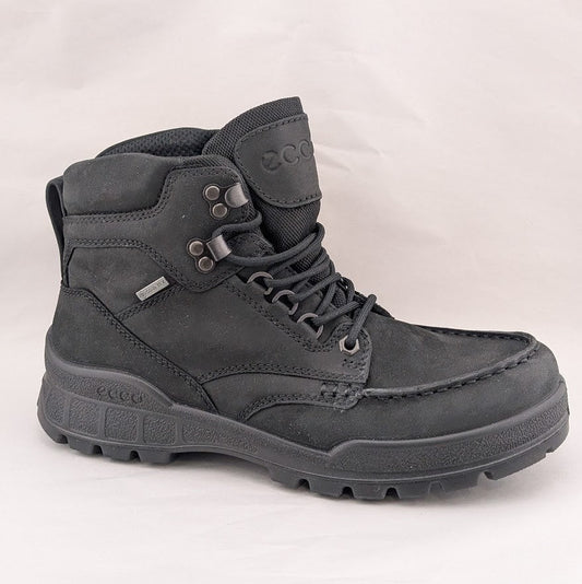 ECCO TRACK 25 Women Size 7-7.5/EU 38 Waterproof Plain Toe Boots Rold Mid GTX ECCO