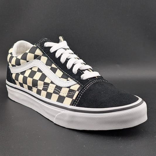 VANS Old Skool Primary Check Unisex Size M6.0 W7.5 Skate Shoe NWB VANS