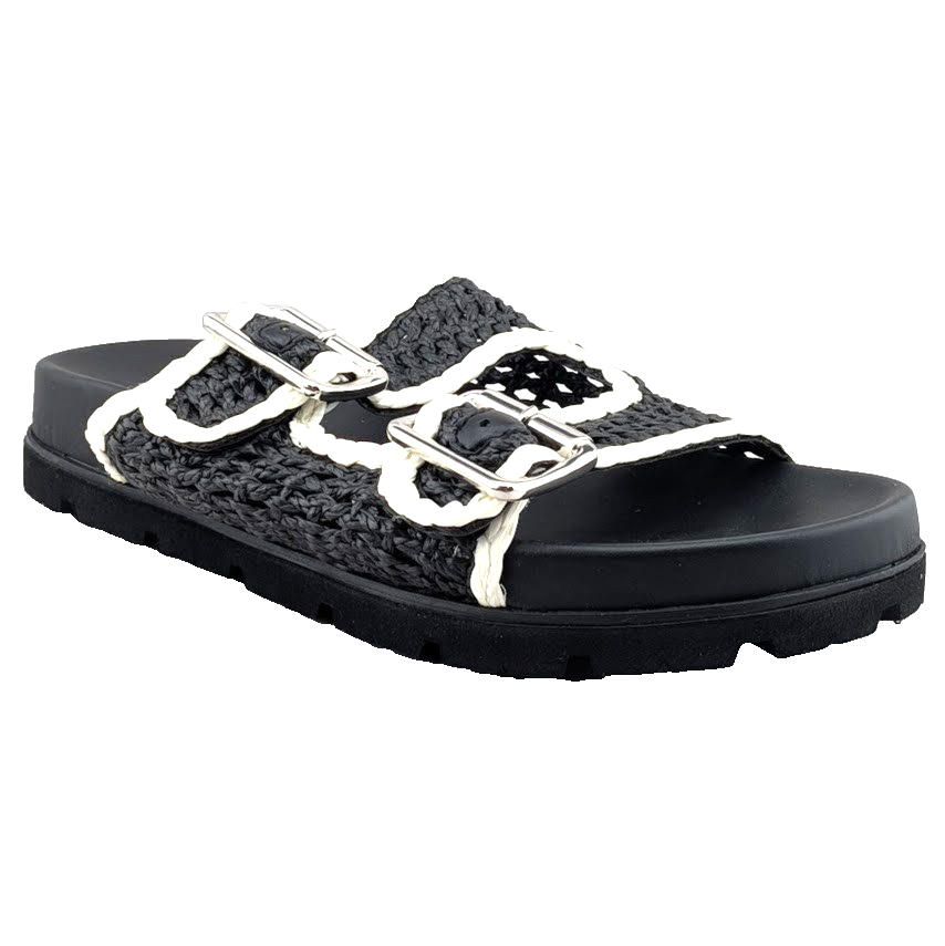 ⋆˚✿˖° Marc Fisher Mylan Sandals - Women Size 8.5 Black & White NEW in Box 🎁 Marc Fisher