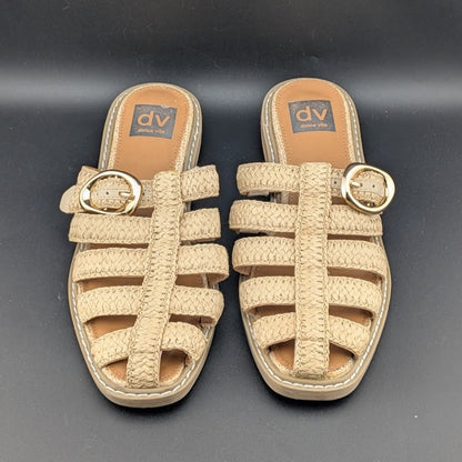 NEW! DV By Dolce Vita Falcun Natural Raffia Buckle Mules Slip On Size 6.5 8.5 9 Dolce Vita