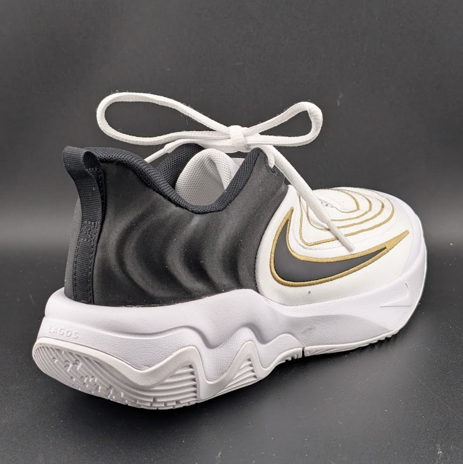 Nike Kids 7/Wos 8.5 Giannis Immortality Basketball Shoes White Gold FZ6734-100 Nike