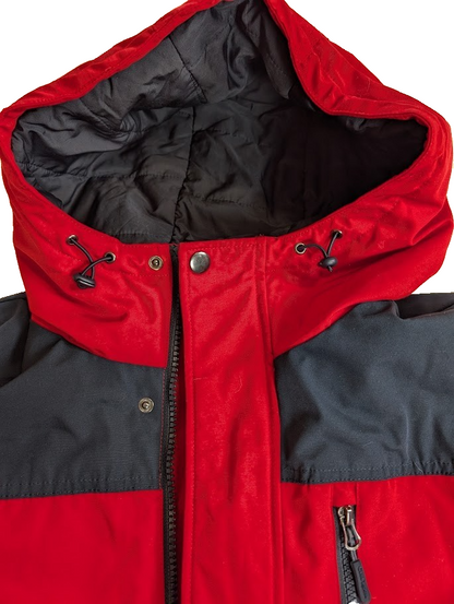 Club Room Men's 3-in-1 Hooded Jacket, Red  / Black, Size Large Club Room