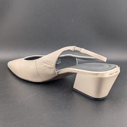 Franco Sarto Women's 9.5 A-Gena Leather Slingback Pointed Toe Pumps Franco Sarto