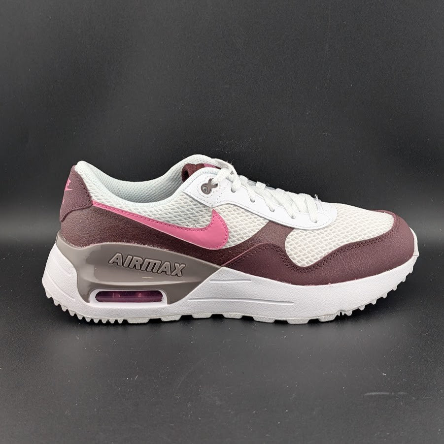 Nike Air Max System (GS) Kids 5Y / Women's 7 ~ White / Playful Pink Nike