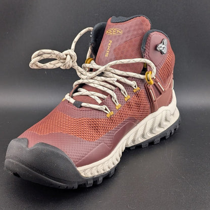 Keen NXIS Evo Mid WP Womens US 7 Andorra/Golden Yellow Hiking Shoes Keen