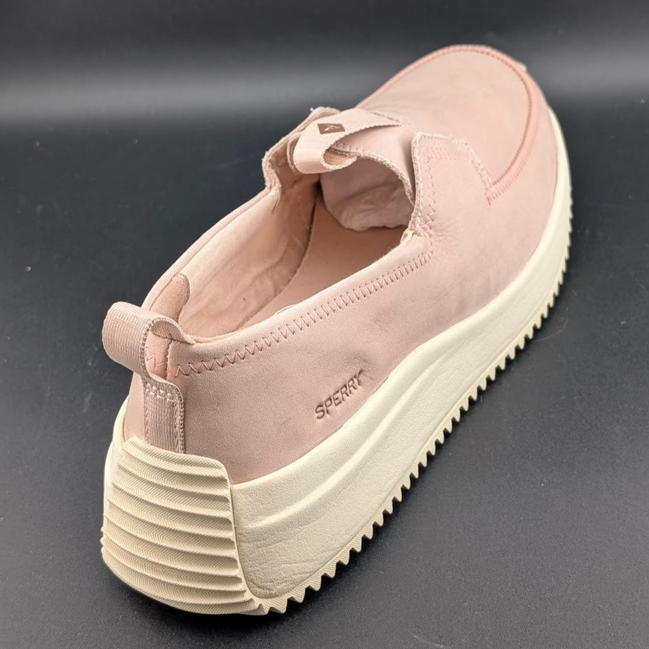 Sperry Women's Size 11M Leather Boat Runner ~ Slip-On Comfort Sneaker~Blush Pink SPERRY