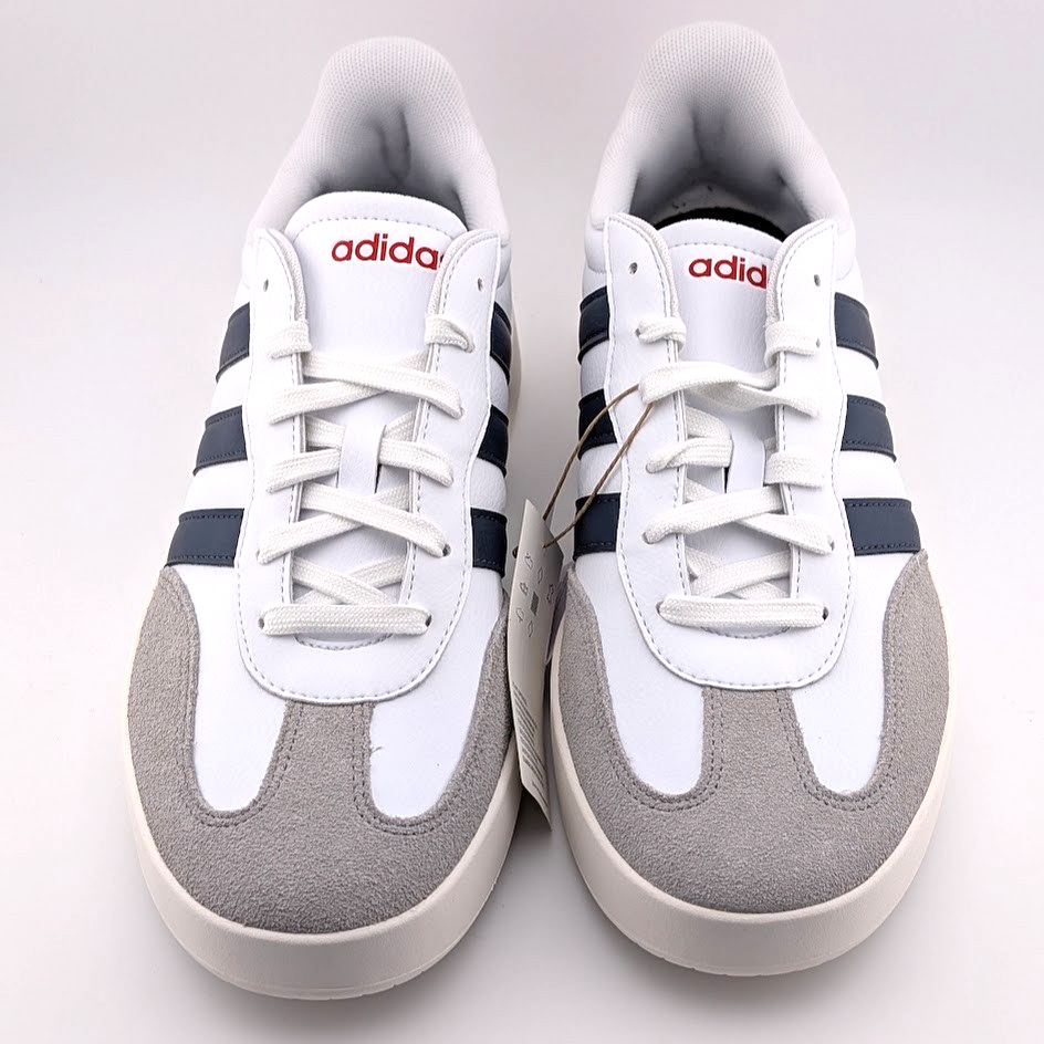 Men's adidas Barreda Size 10.5 - White Shadow Navy Scarlet adidas