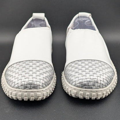 Bernie Mev Sizes 6.5-7 Memory Foam Slip-on Soft Leather Sneakers Total Comfort! Bernie Mev