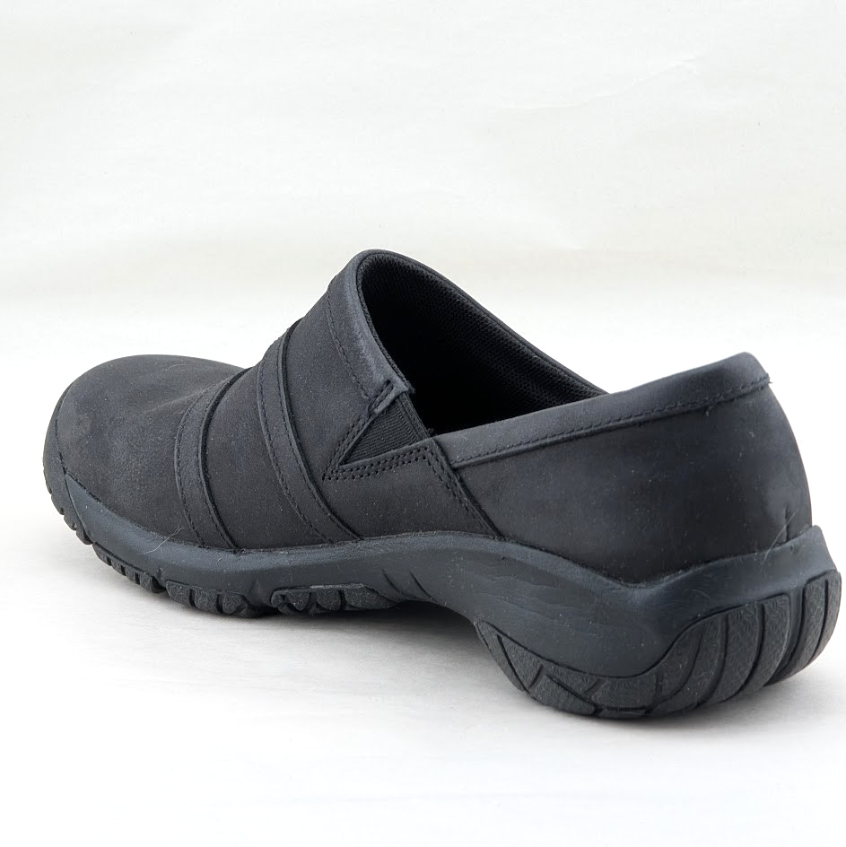 Merrell Encore Nova Black Leather Clogs Women’s 7.5  Slip-On Comfort Shoes Merrell