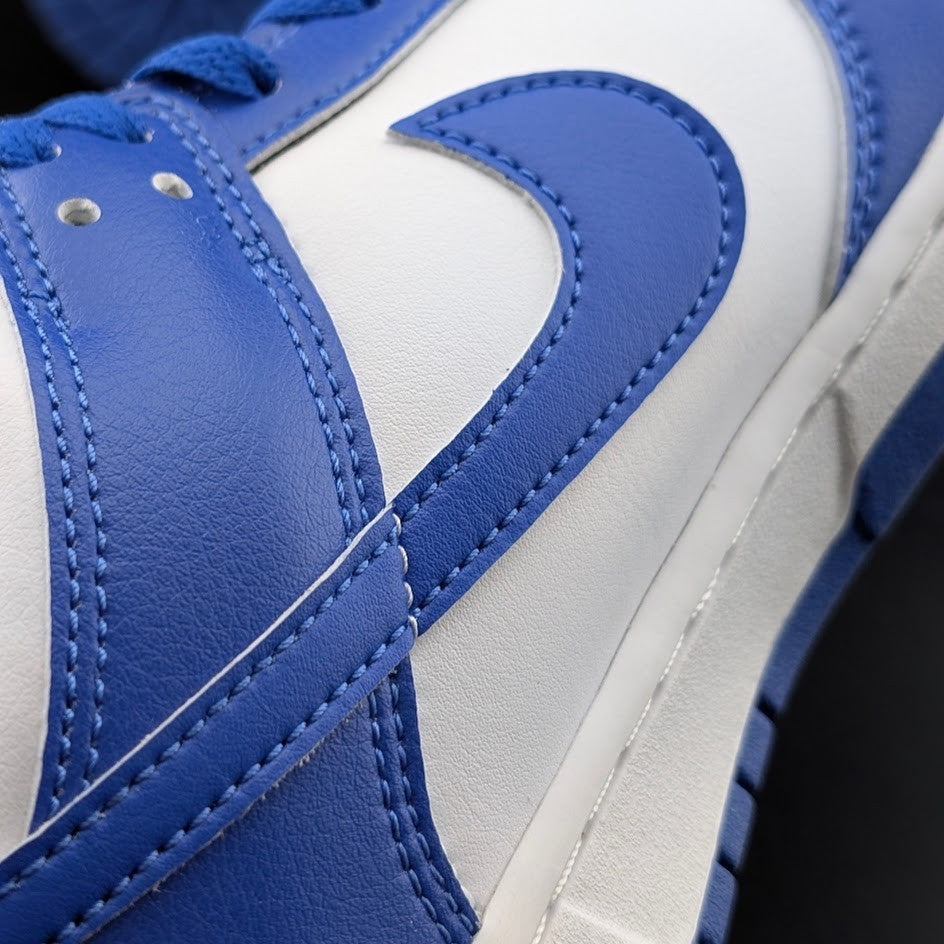 Nike Men's Size 11 ~ Dunk Low White Hyper Royal HF5441-112 New In Box Nike