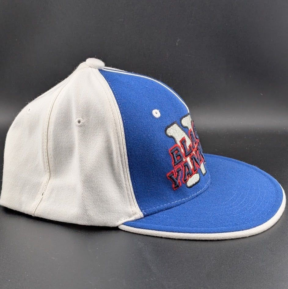 Black Yankees Negro Leagues Baseball Hat Blue/White J‑HEAD Size S/M J- Head