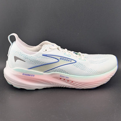 Brooks Women's 10.5 Glycerin GTS 22 Athletic Sneaker White/Limpet/Amparo $175.00 Brooks