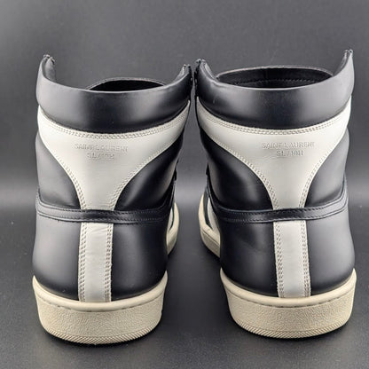 Saint Laurent SL10H High Top Sneaker Black Leather 418026 Sz EU41/Men 8/Wos 9.5 Saint Laurent