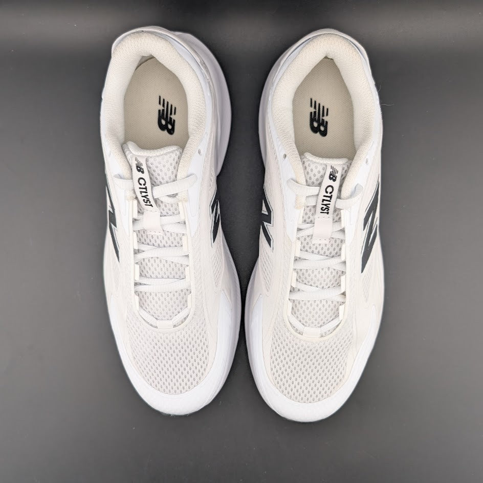 New Balance CTLYST Ladies Walking Shoes 8 B  White / Black NEW no Box New Balance