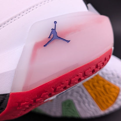 Nike Sz M10.5 Air Jordan XXXVII 37 'Hare' White White Red Basketball Shoe DD6958 Jordan