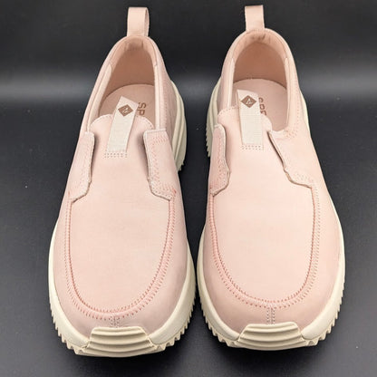 Sperry Women's Size 11M Leather Boat Runner ~ Slip-On Comfort Sneaker~Blush Pink SPERRY