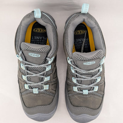 Keen Circadia Vent Low Hiking Shoes Grey Cloud Blue-Women Size 6.5-DISPLAY MODEL Keen