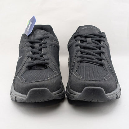 Nautica Decatur KM1621 Mens Size 12 Black Lifestyle Sneakers Shoes Ortholite Soc Nautica